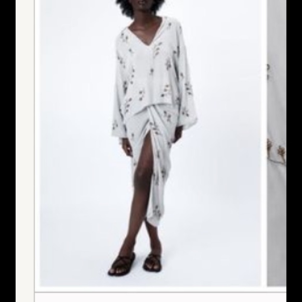 Zara limited edition wrap shirt